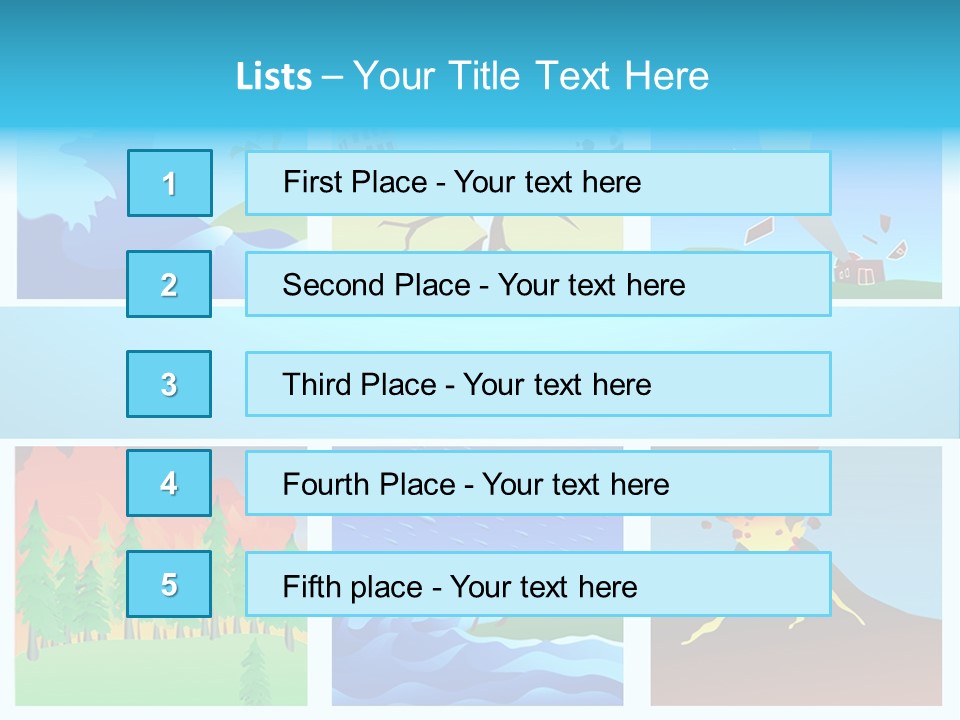 Force Tornado Natural PowerPoint Template