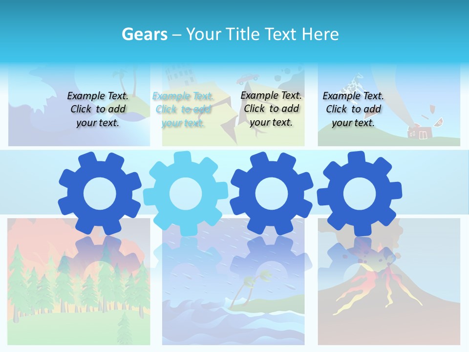 Force Tornado Natural PowerPoint Template