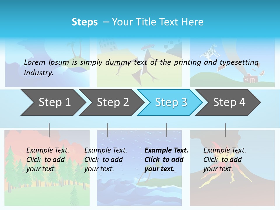 Force Tornado Natural PowerPoint Template
