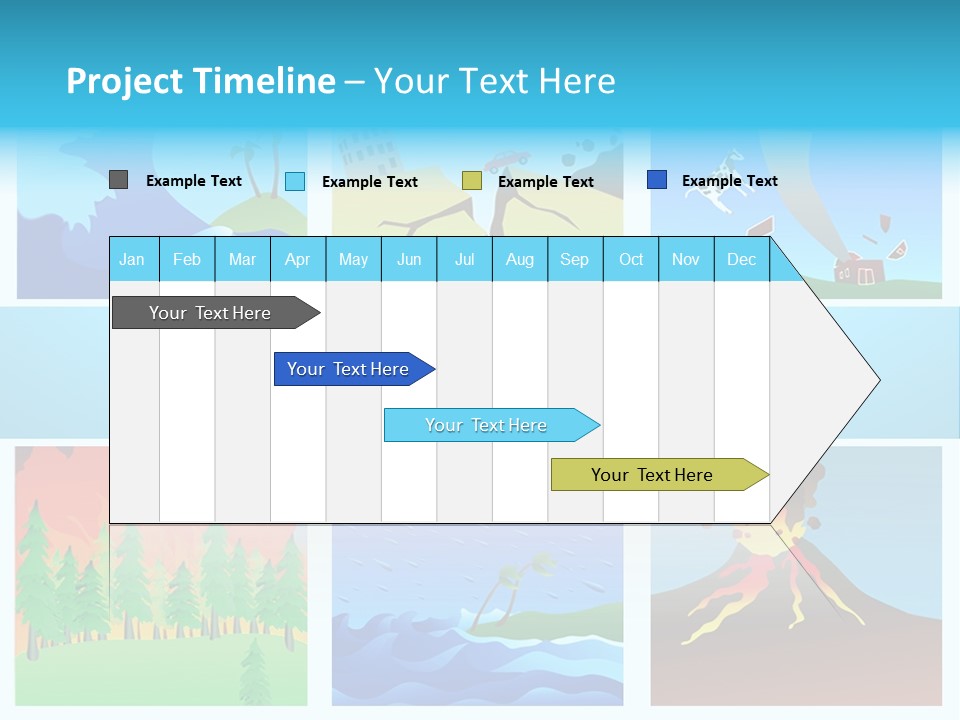 Force Tornado Natural PowerPoint Template