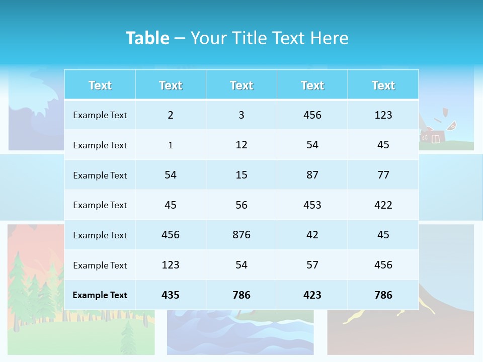 Force Tornado Natural PowerPoint Template