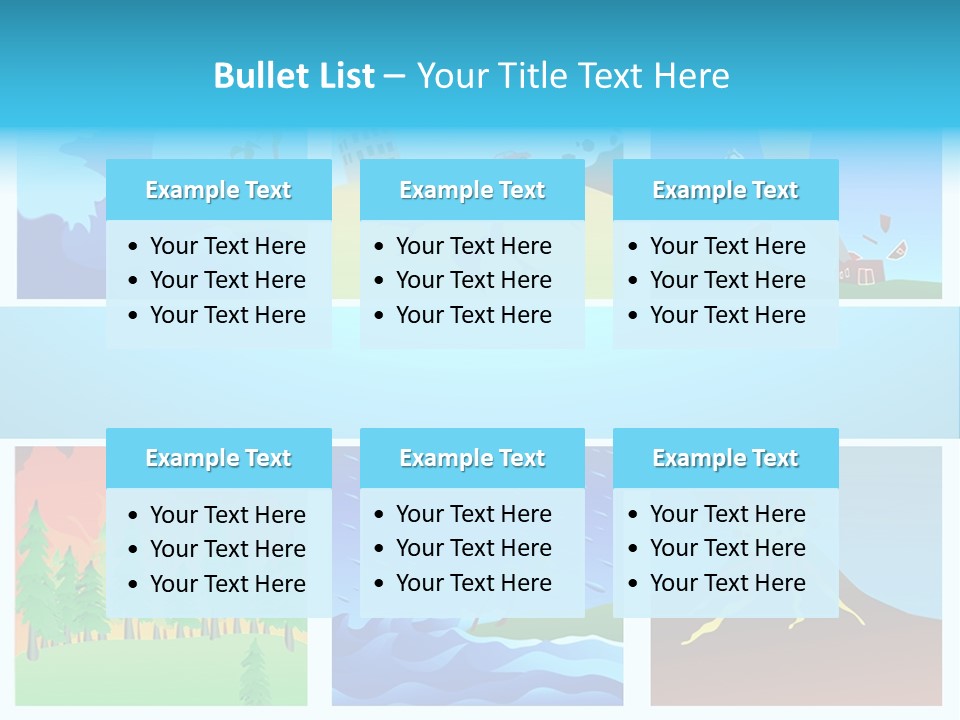 Force Tornado Natural PowerPoint Template