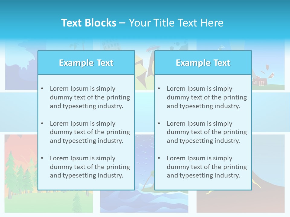 Force Tornado Natural PowerPoint Template