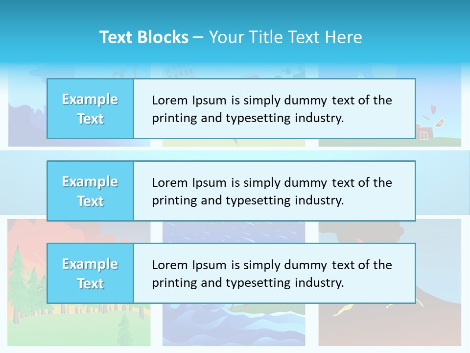 Force Tornado Natural PowerPoint Template