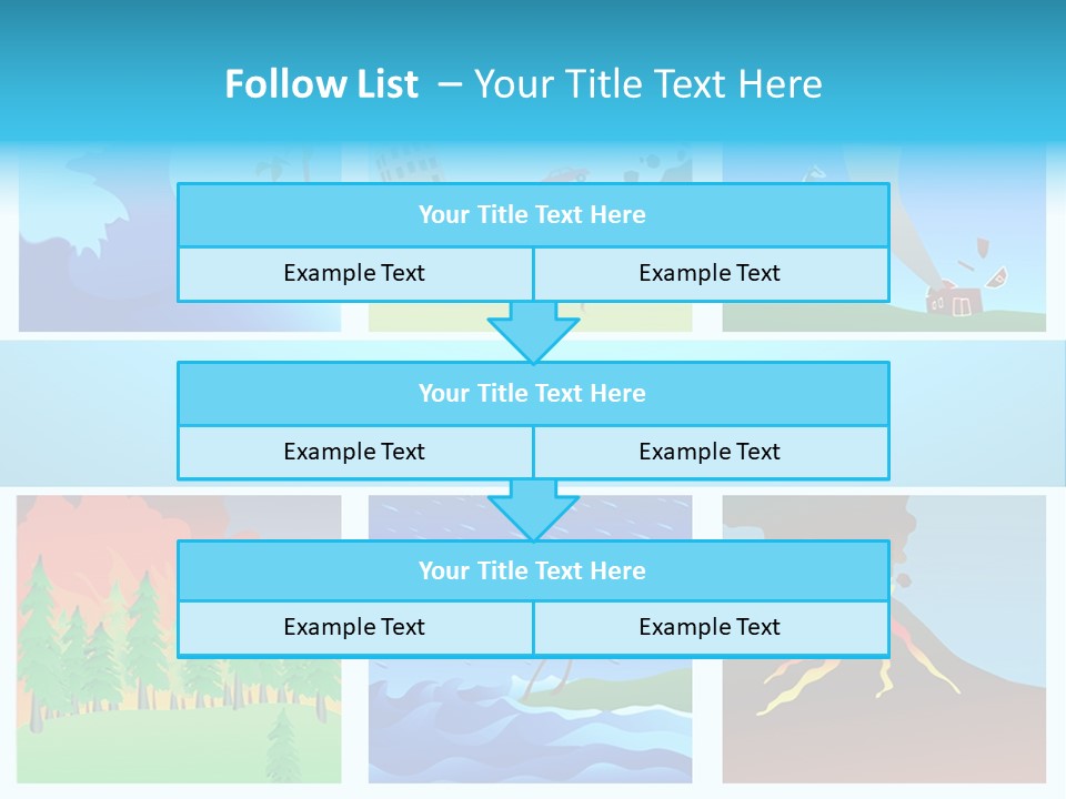 Force Tornado Natural PowerPoint Template