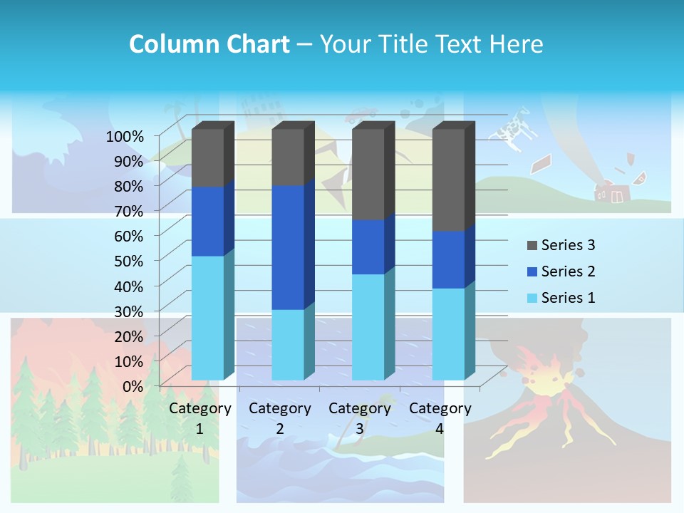 Force Tornado Natural PowerPoint Template