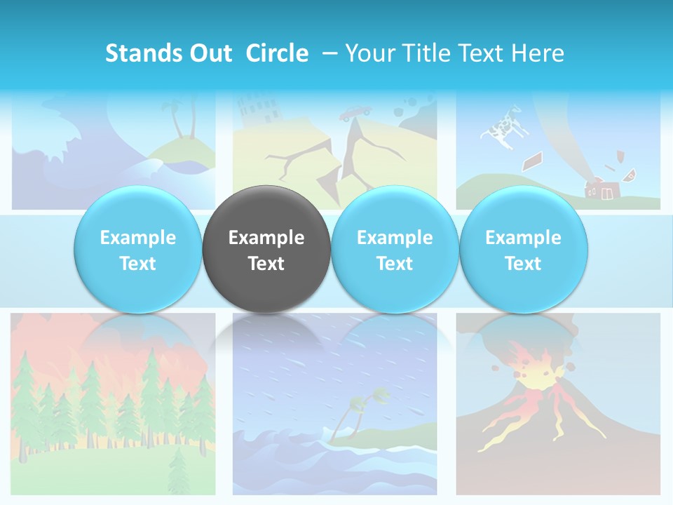 Force Tornado Natural PowerPoint Template