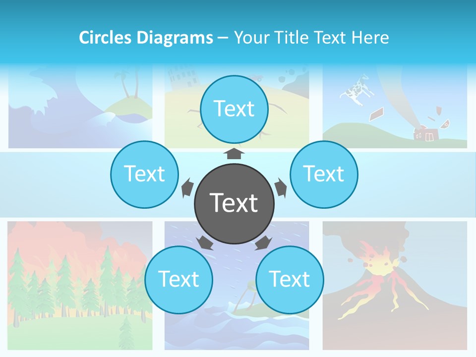 Force Tornado Natural PowerPoint Template