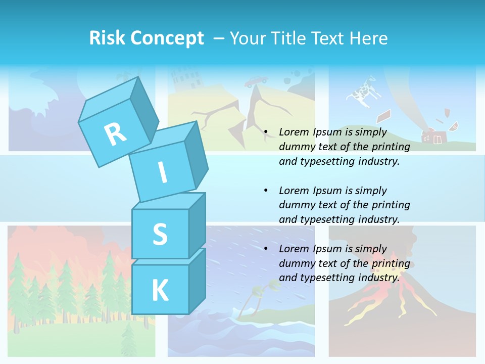 Force Tornado Natural PowerPoint Template