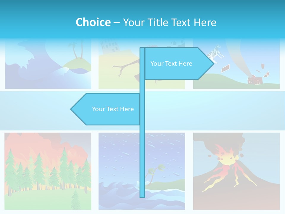 Force Tornado Natural PowerPoint Template