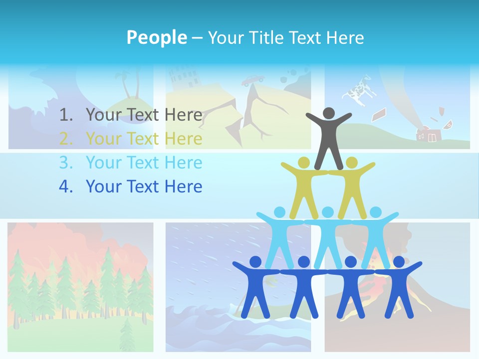 Force Tornado Natural PowerPoint Template