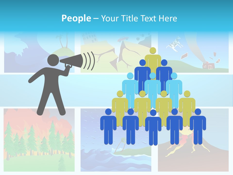 Force Tornado Natural PowerPoint Template