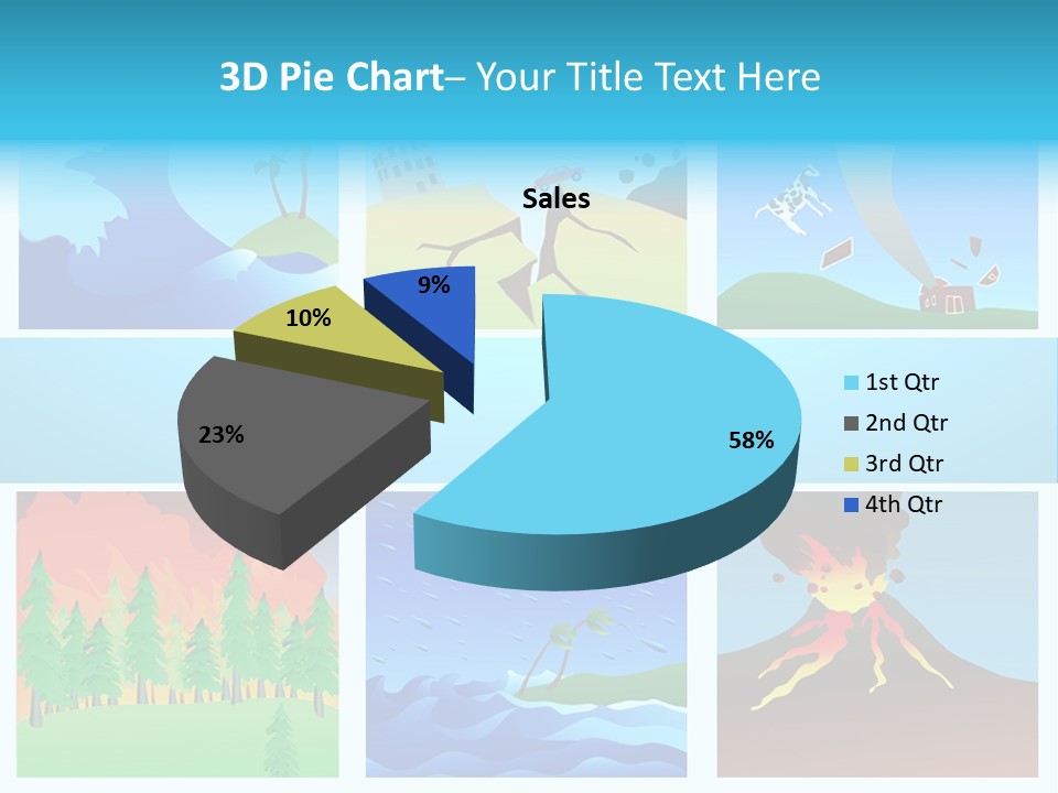 Force Tornado Natural PowerPoint Template