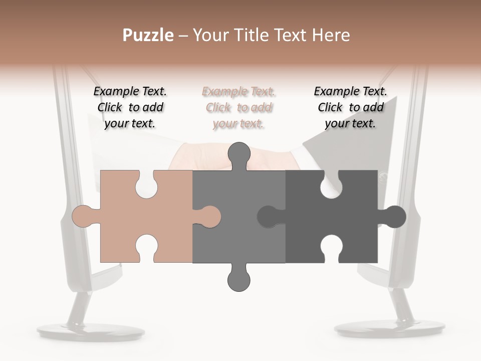 Icon Office Partnership PowerPoint Template