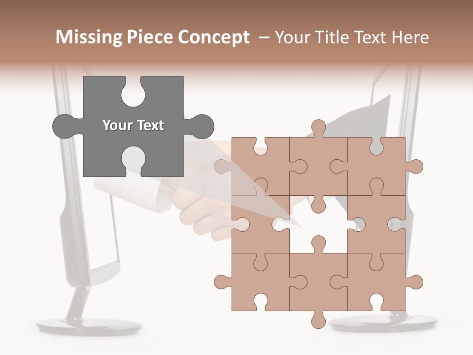 Icon Office Partnership PowerPoint Template