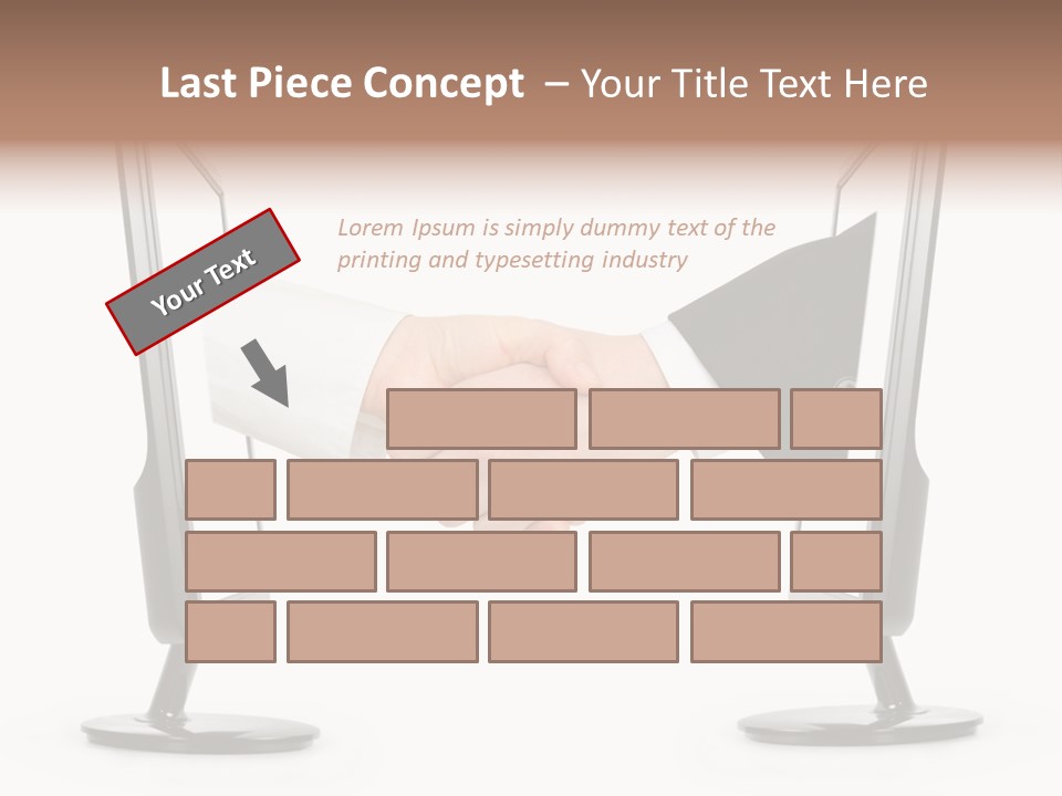 Icon Office Partnership PowerPoint Template