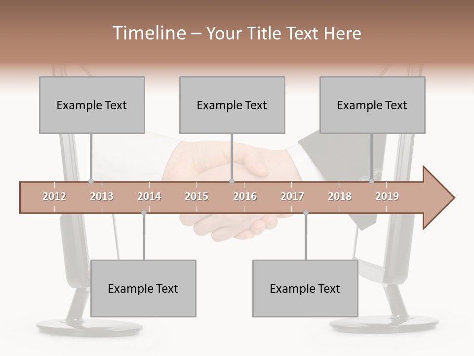 Icon Office Partnership PowerPoint Template