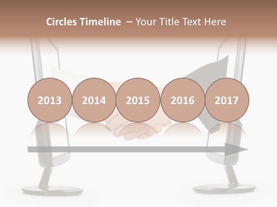 Icon Office Partnership PowerPoint Template
