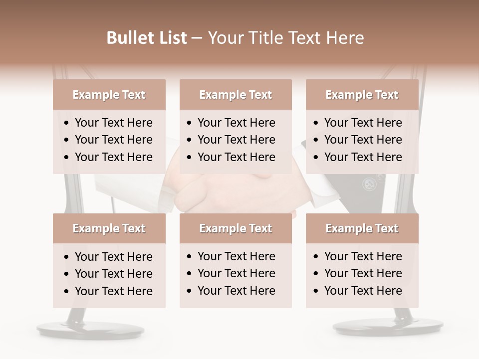 Icon Office Partnership PowerPoint Template