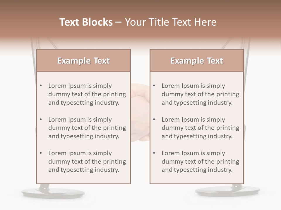 Icon Office Partnership PowerPoint Template