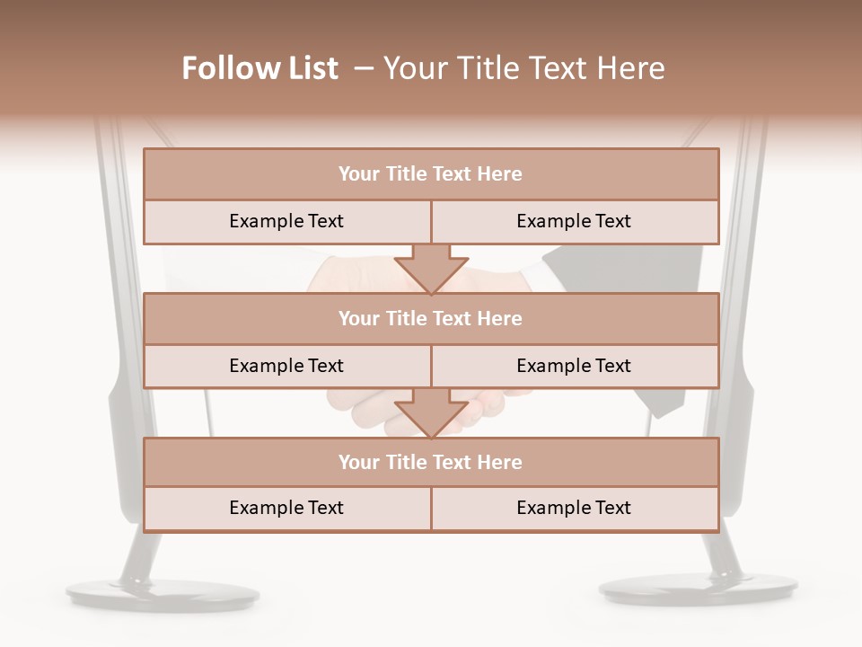 Icon Office Partnership PowerPoint Template