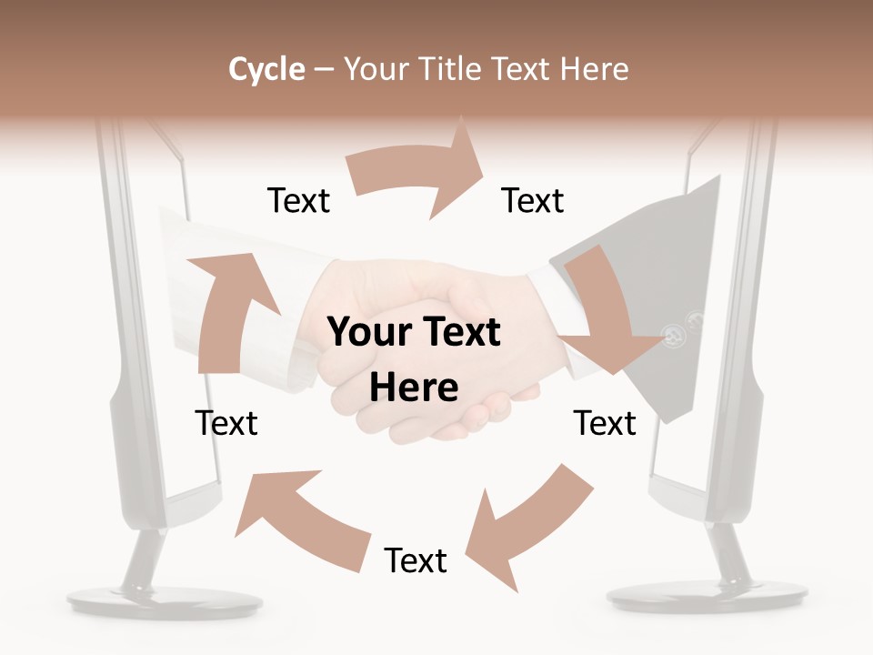 Icon Office Partnership PowerPoint Template