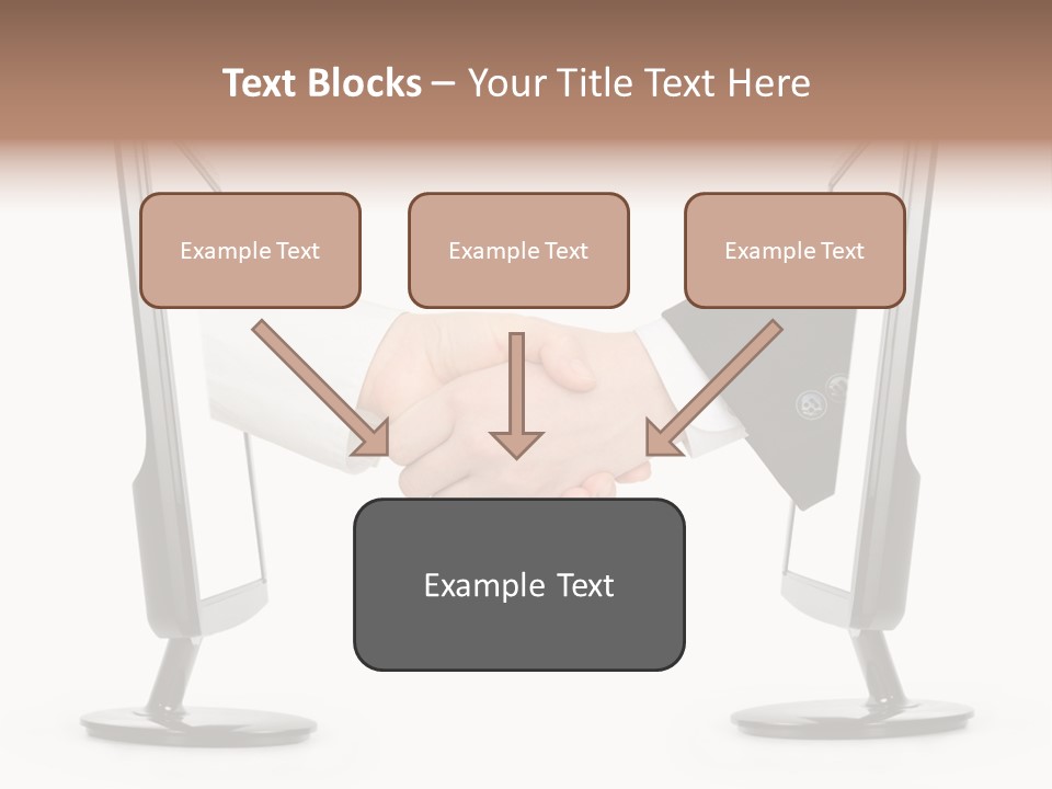 Icon Office Partnership PowerPoint Template
