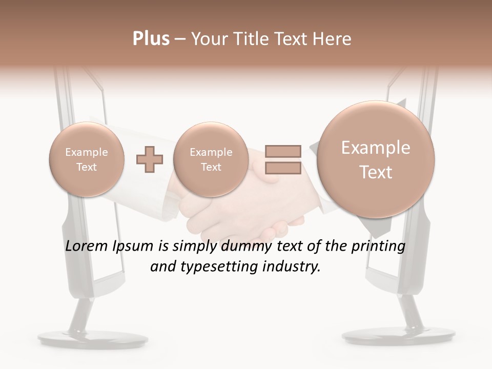 Icon Office Partnership PowerPoint Template