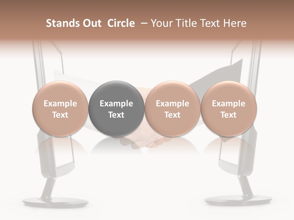 Icon Office Partnership PowerPoint Template