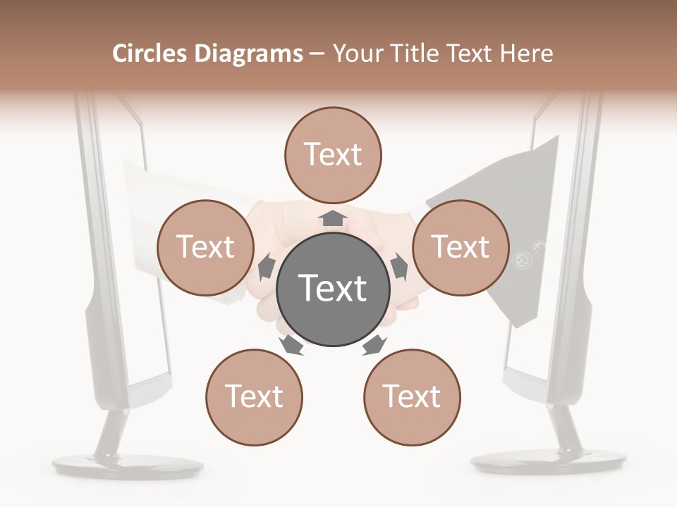Icon Office Partnership PowerPoint Template