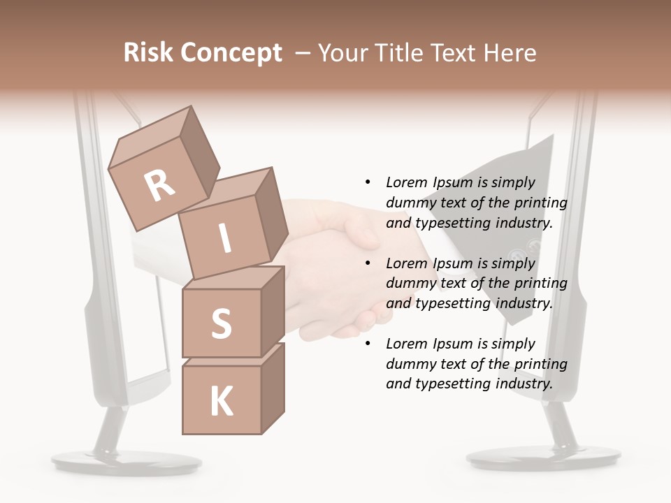 Icon Office Partnership PowerPoint Template