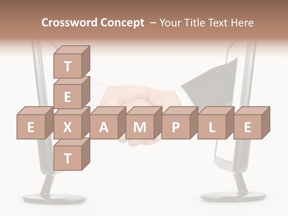 Icon Office Partnership PowerPoint Template