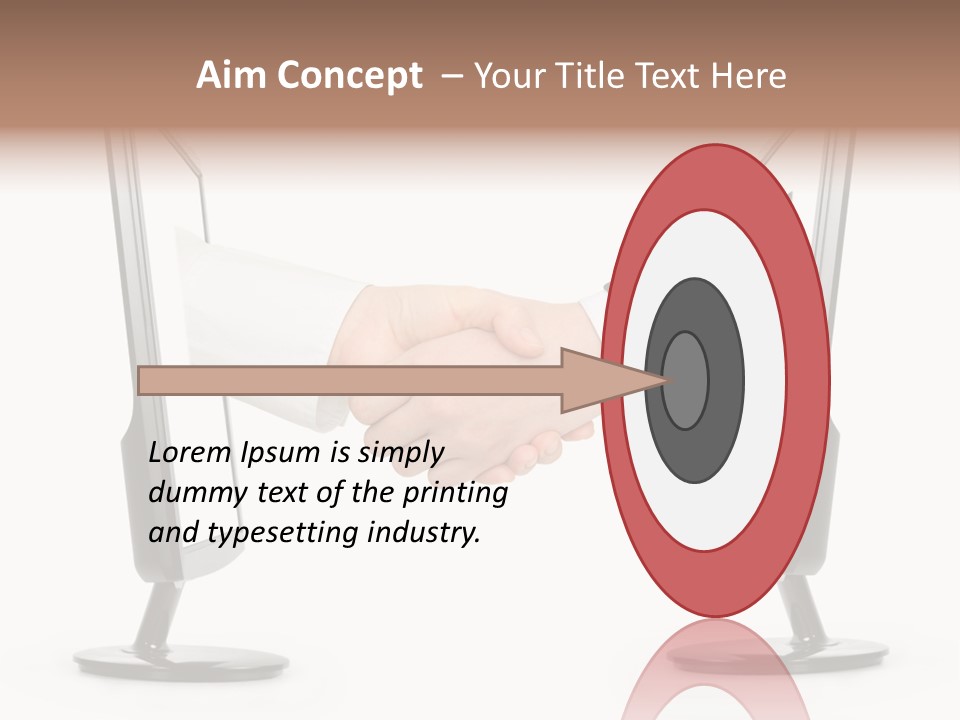 Icon Office Partnership PowerPoint Template