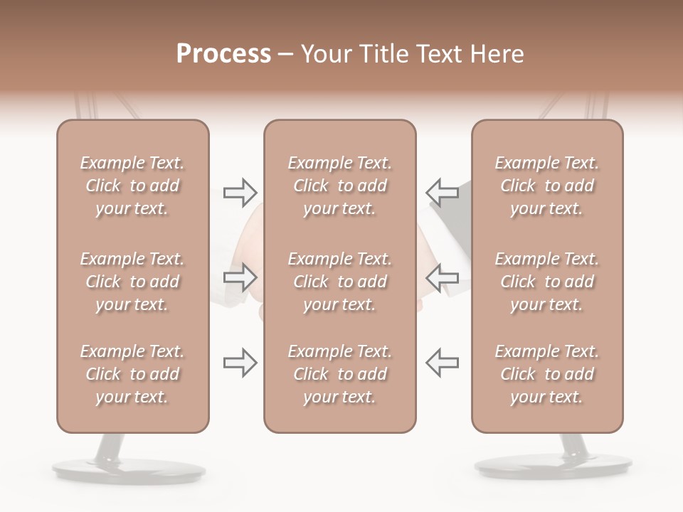 Icon Office Partnership PowerPoint Template