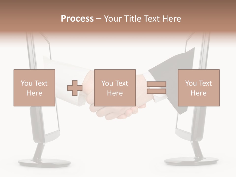 Icon Office Partnership PowerPoint Template