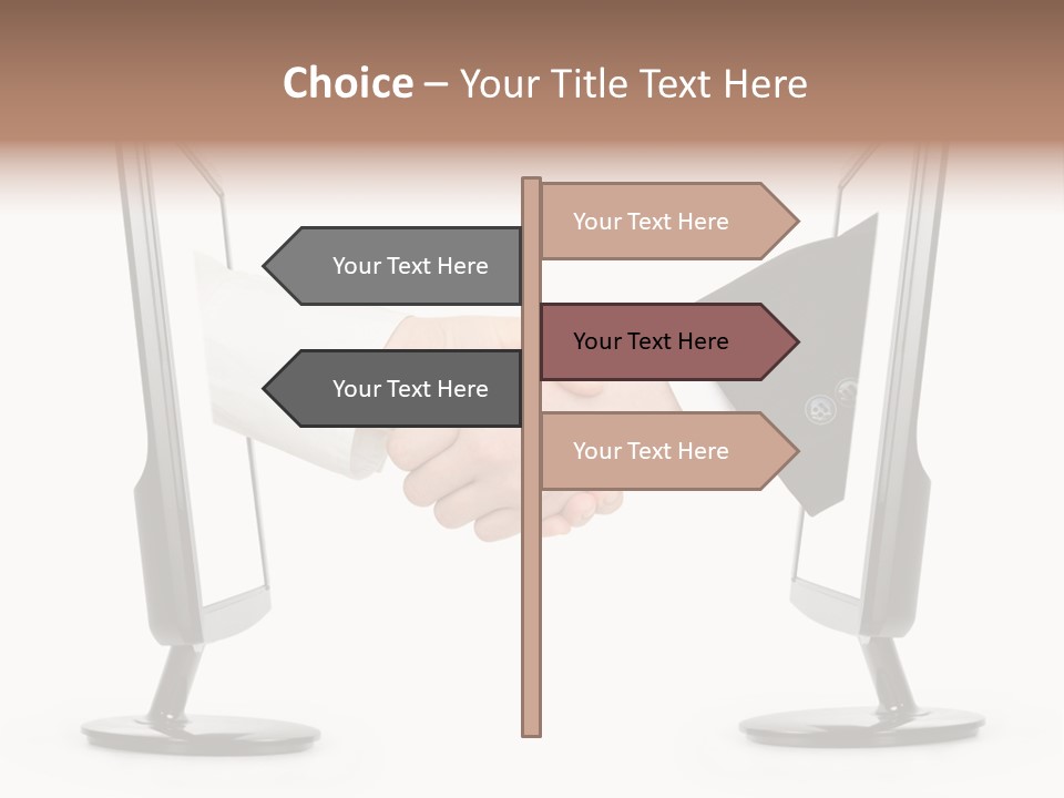 Icon Office Partnership PowerPoint Template