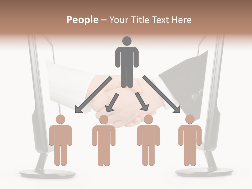 Icon Office Partnership PowerPoint Template