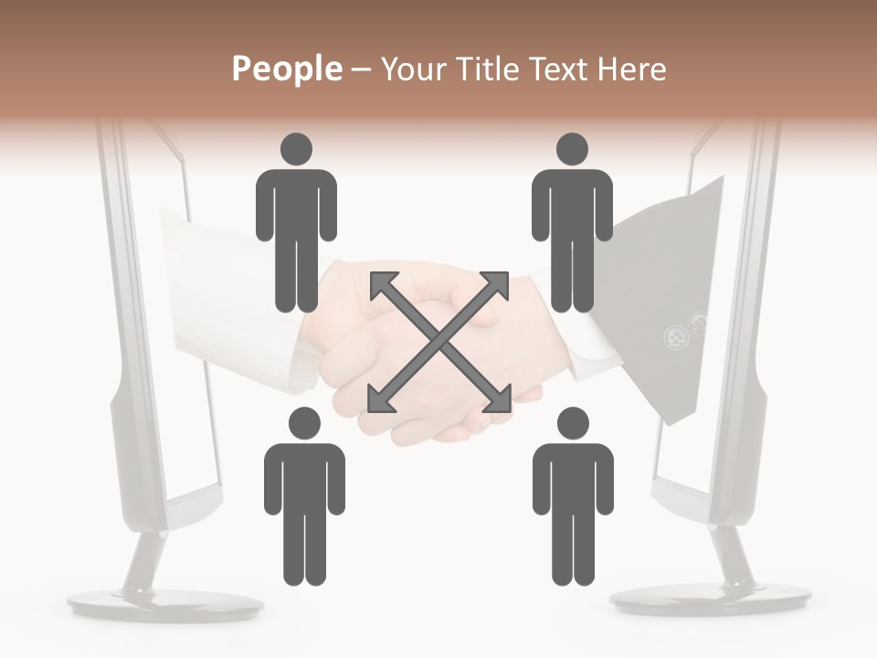 Icon Office Partnership PowerPoint Template