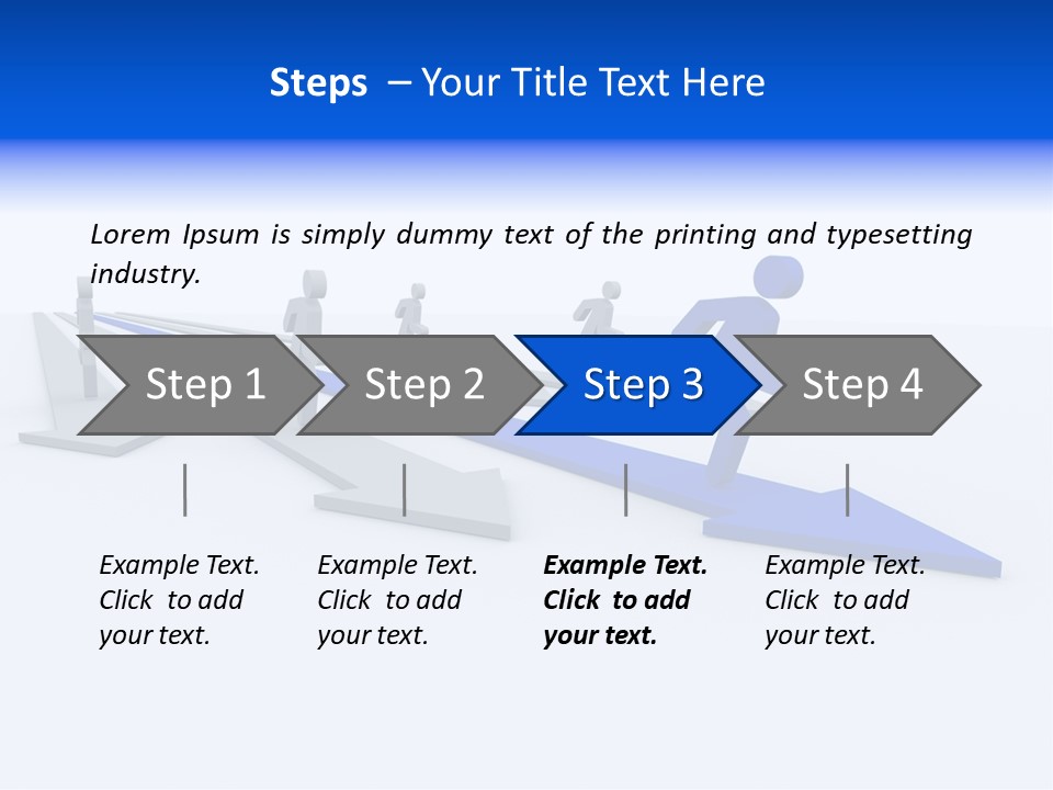 Champion Run Idea PowerPoint Template