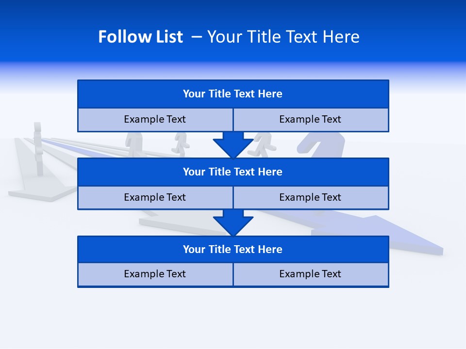 Champion Run Idea PowerPoint Template