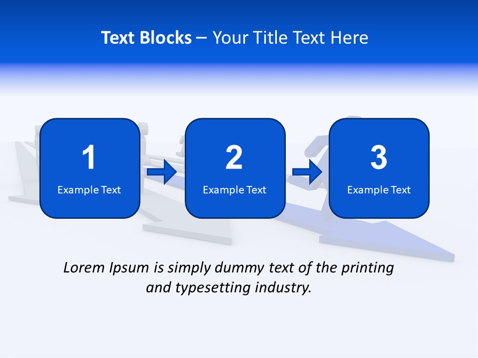 Champion Run Idea PowerPoint Template