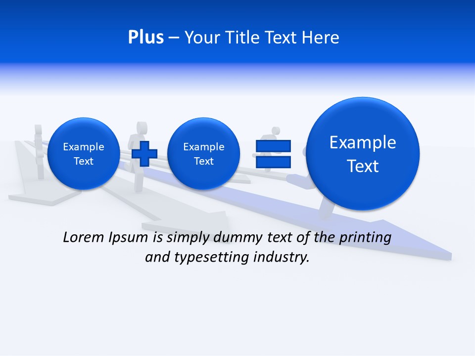 Champion Run Idea PowerPoint Template