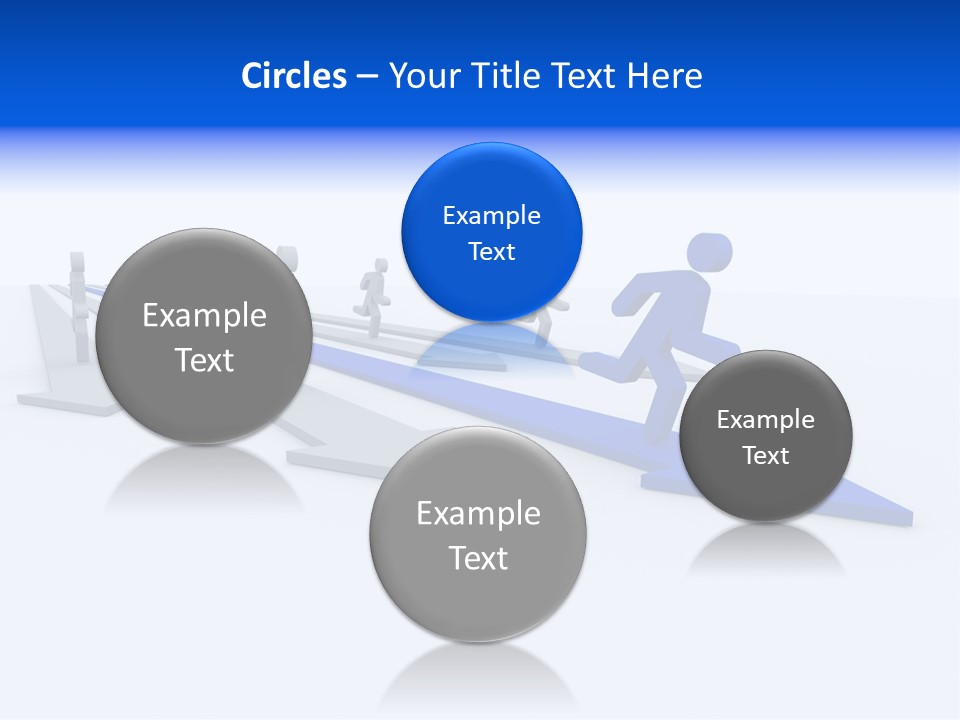 Champion Run Idea PowerPoint Template