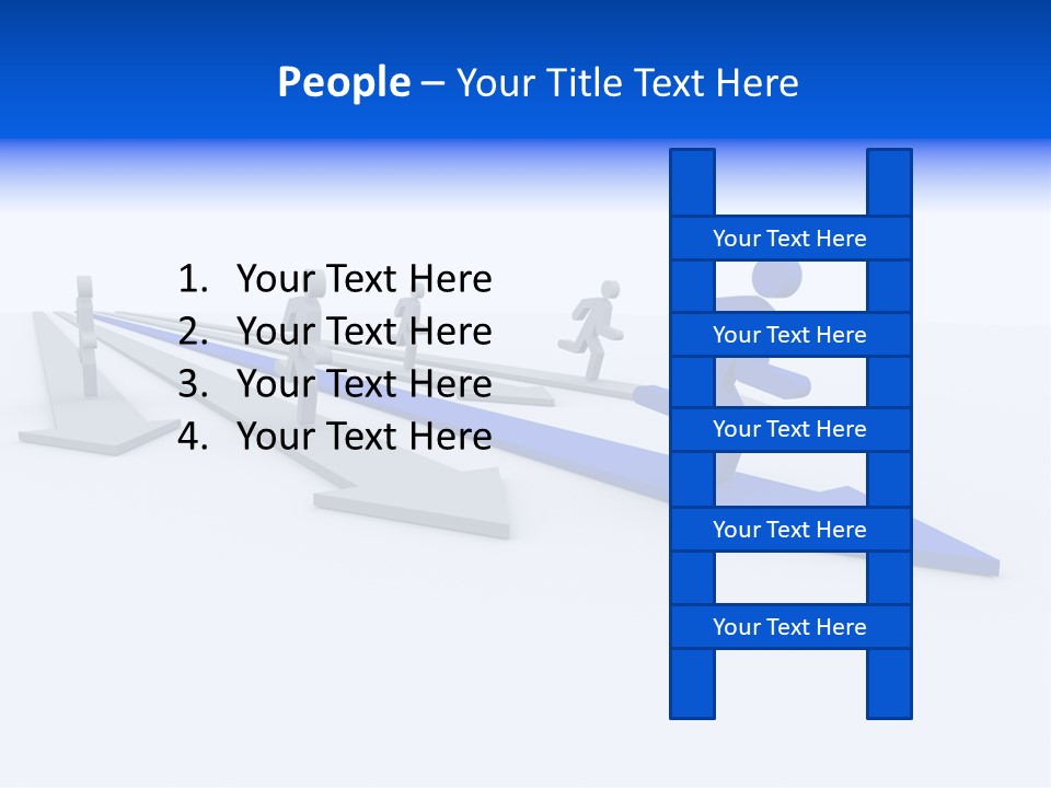 Champion Run Idea PowerPoint Template