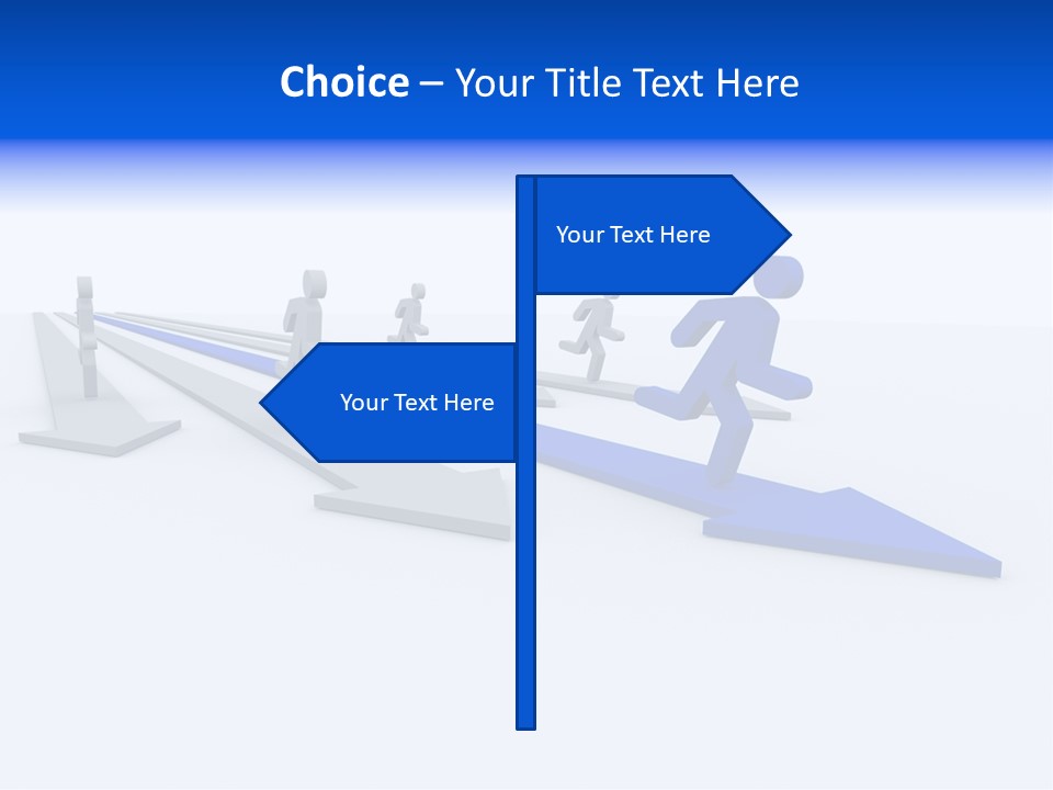 Champion Run Idea PowerPoint Template
