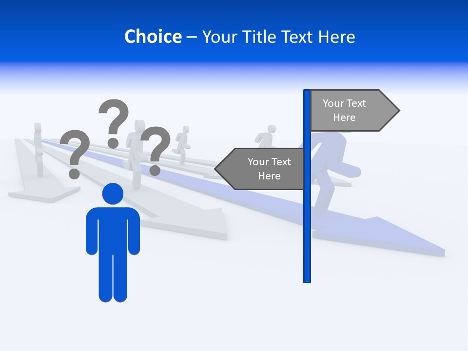 Champion Run Idea PowerPoint Template