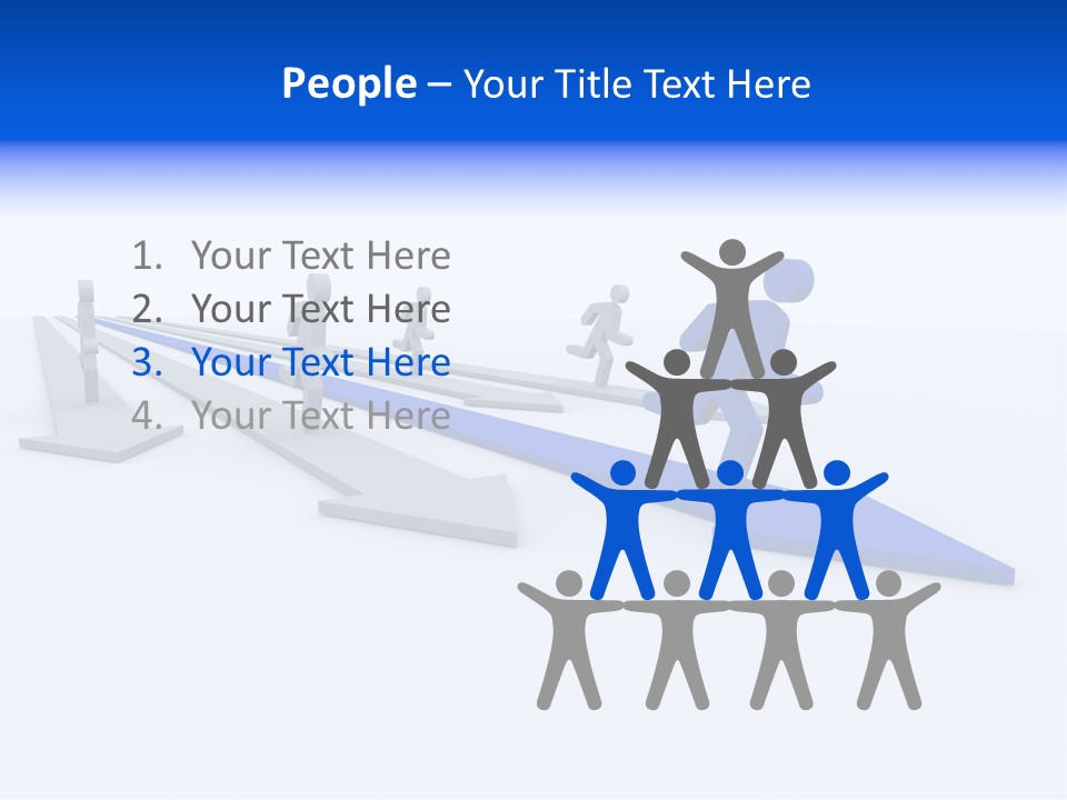 Champion Run Idea PowerPoint Template