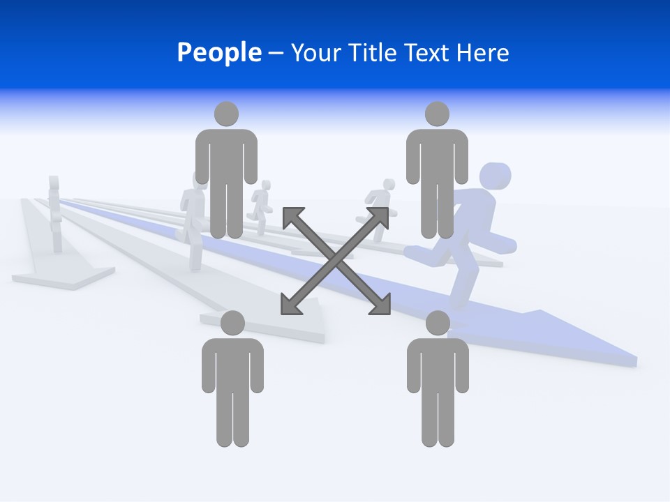 Champion Run Idea PowerPoint Template