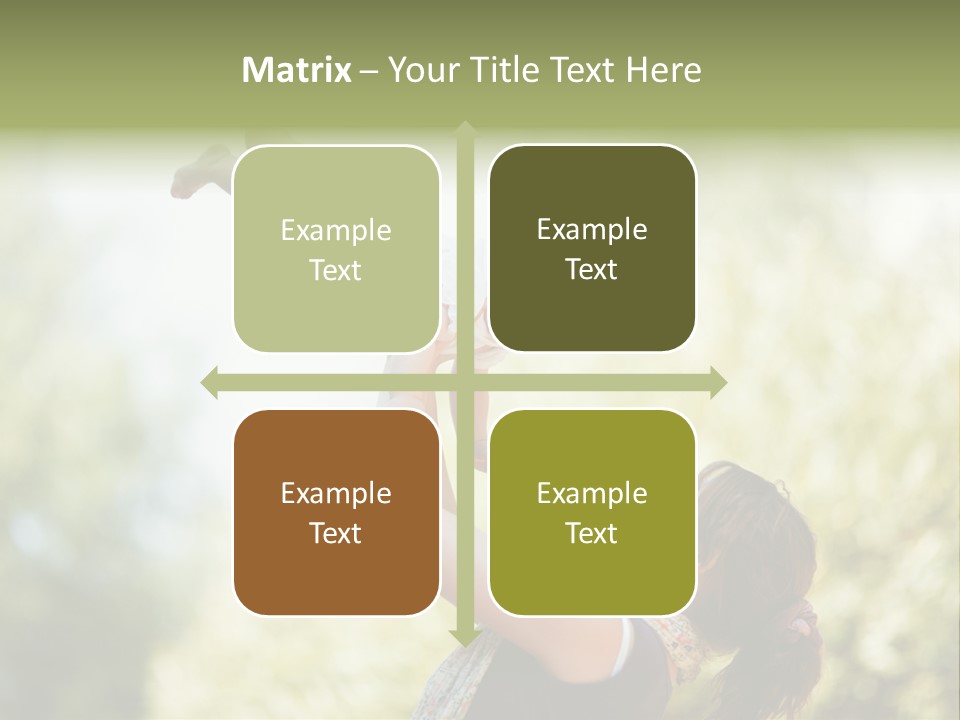 Smile Joyful Daughter PowerPoint Template