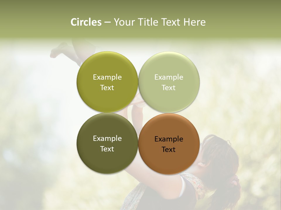 Smile Joyful Daughter PowerPoint Template